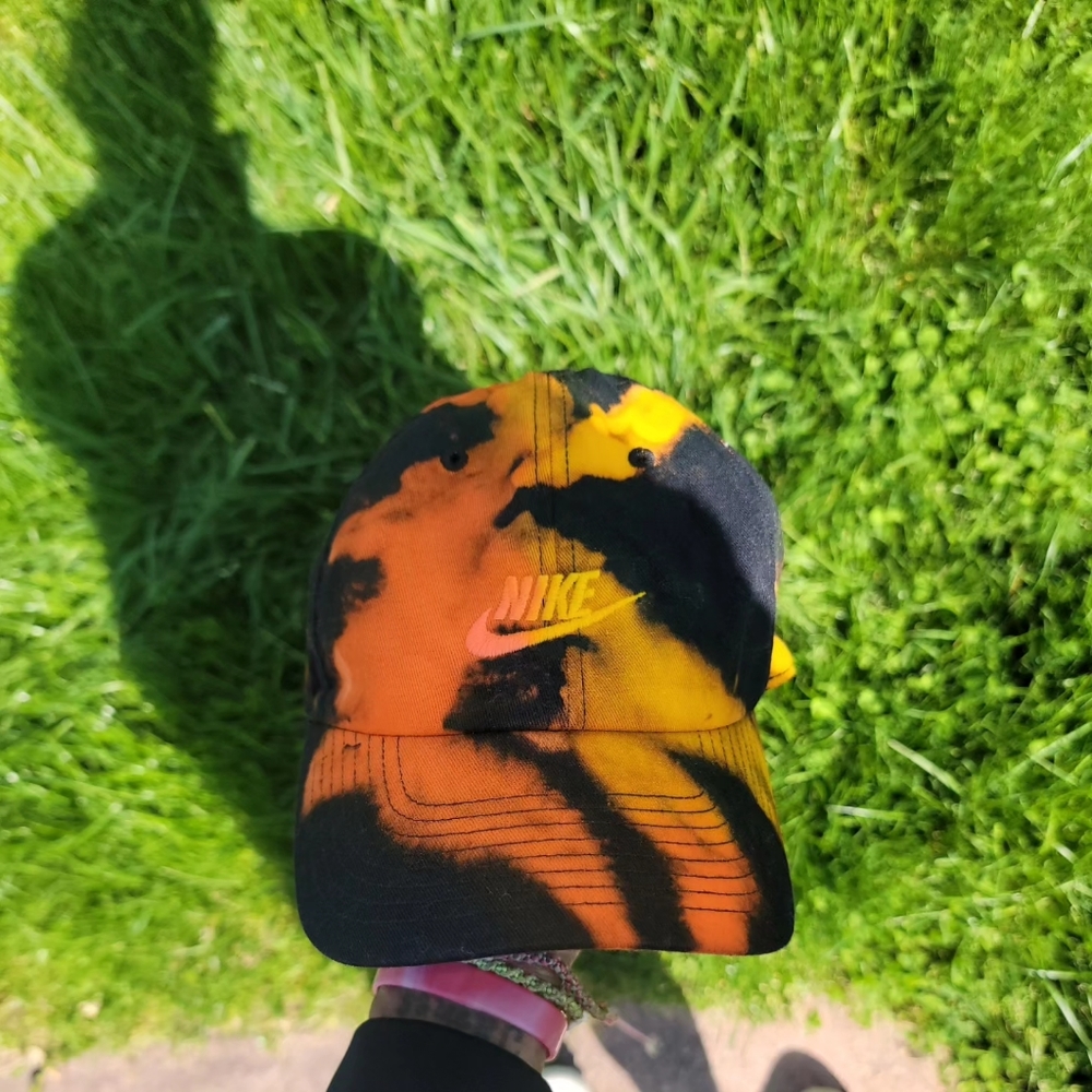 Dyed nike hat